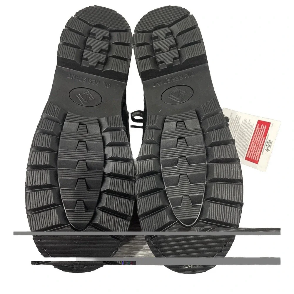 Lehigh Safety Shoes Unisex Composite Toe Oxford Black Oil Resistant ‎ USA 6.5